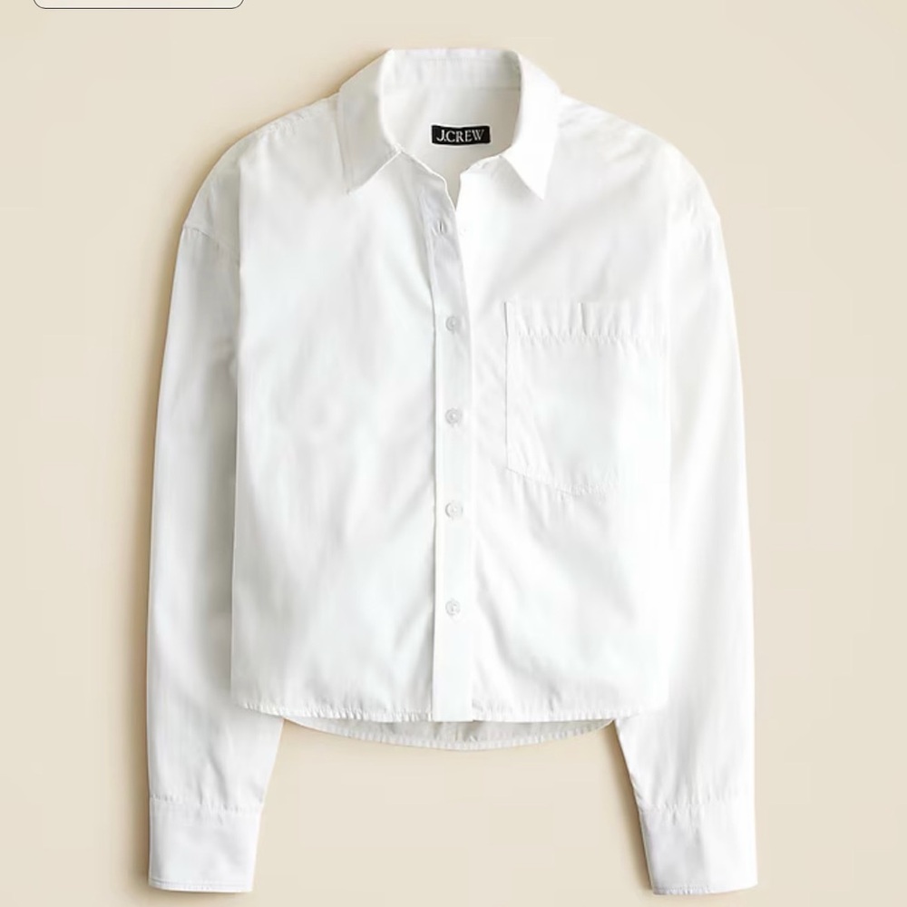 J. Crew Étienne Cropped Button-up Shirt - NWT - Picture 2 of 8